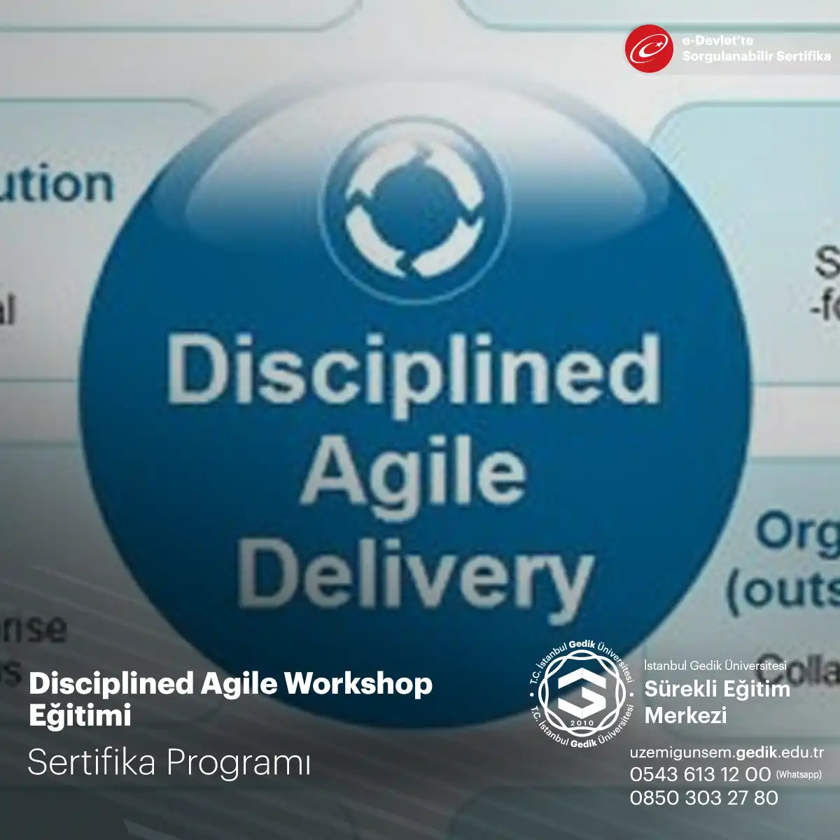 Disciplined Agile Workshop Eğitimi 
